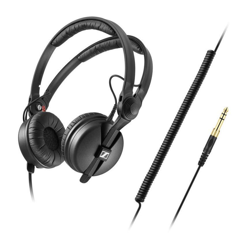 Sennheiser HD25 Plus On-Ear DJ Headphones w/ Straight & Coiled Cables