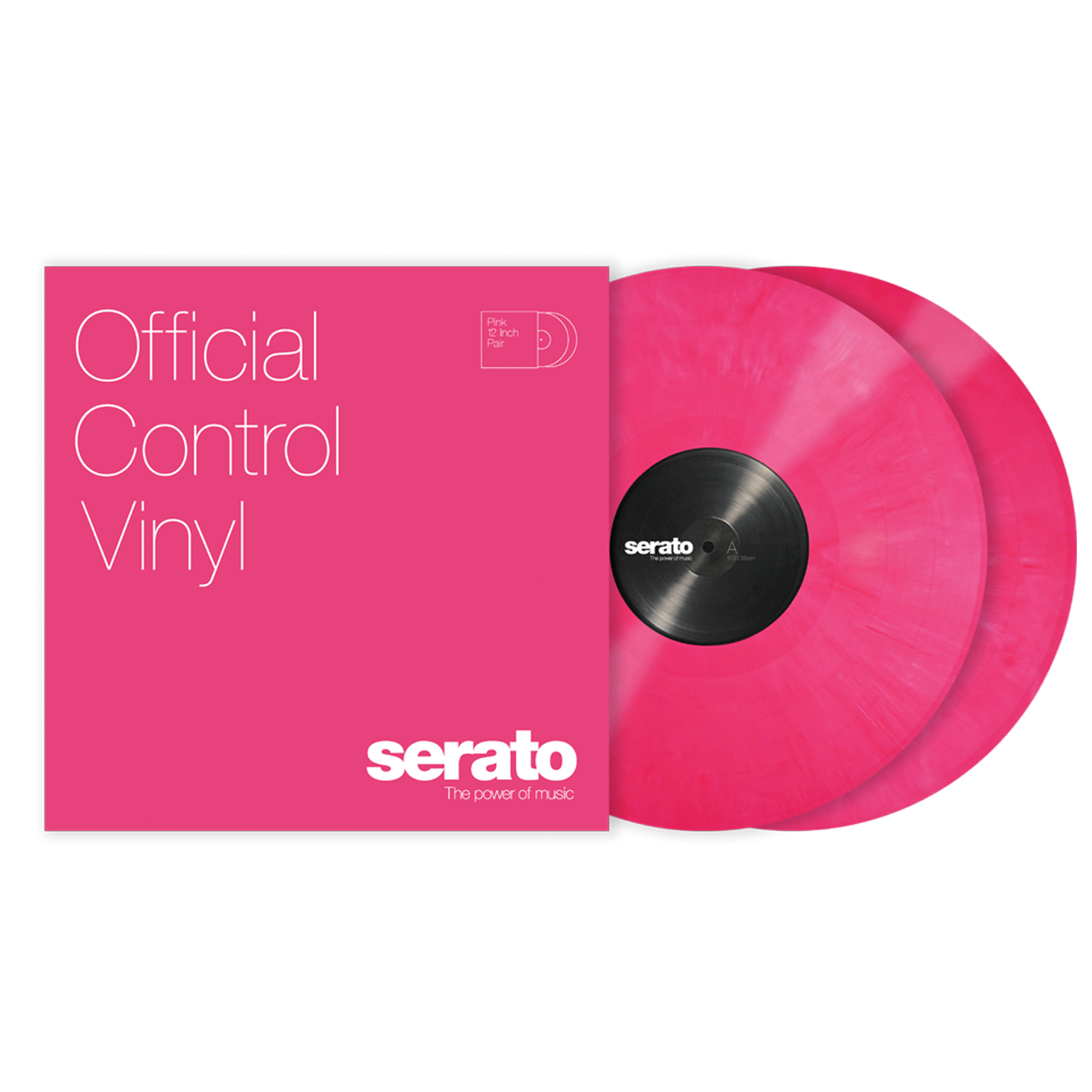 Serato OFFICIAL CONTROL VINYL ピンク seratoperformance_pink_cover.