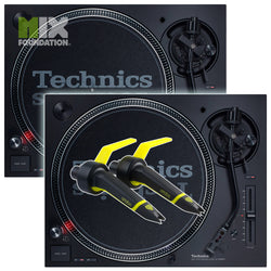 Technics SL-1210MK7 Direct Drive DJ Turntable (PAIR) with Ortofon Concorde Club Cartridges Package  LTD STOCK