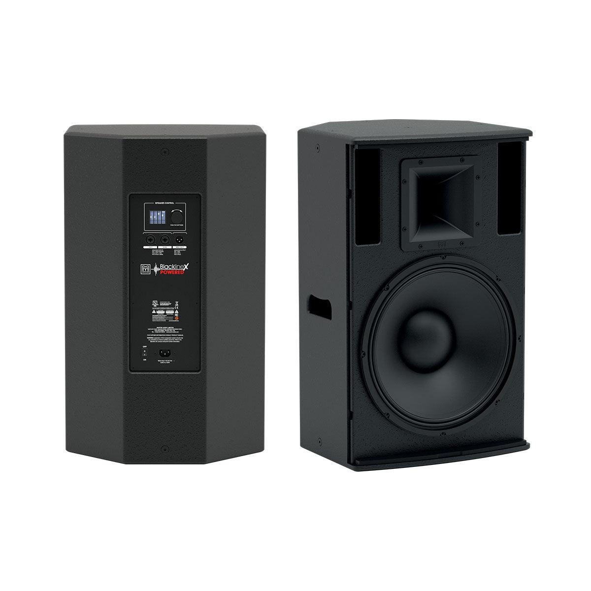 Martin Audio BLACKLINE XP15 Compact Powered 15" Speakers & Stands Package System