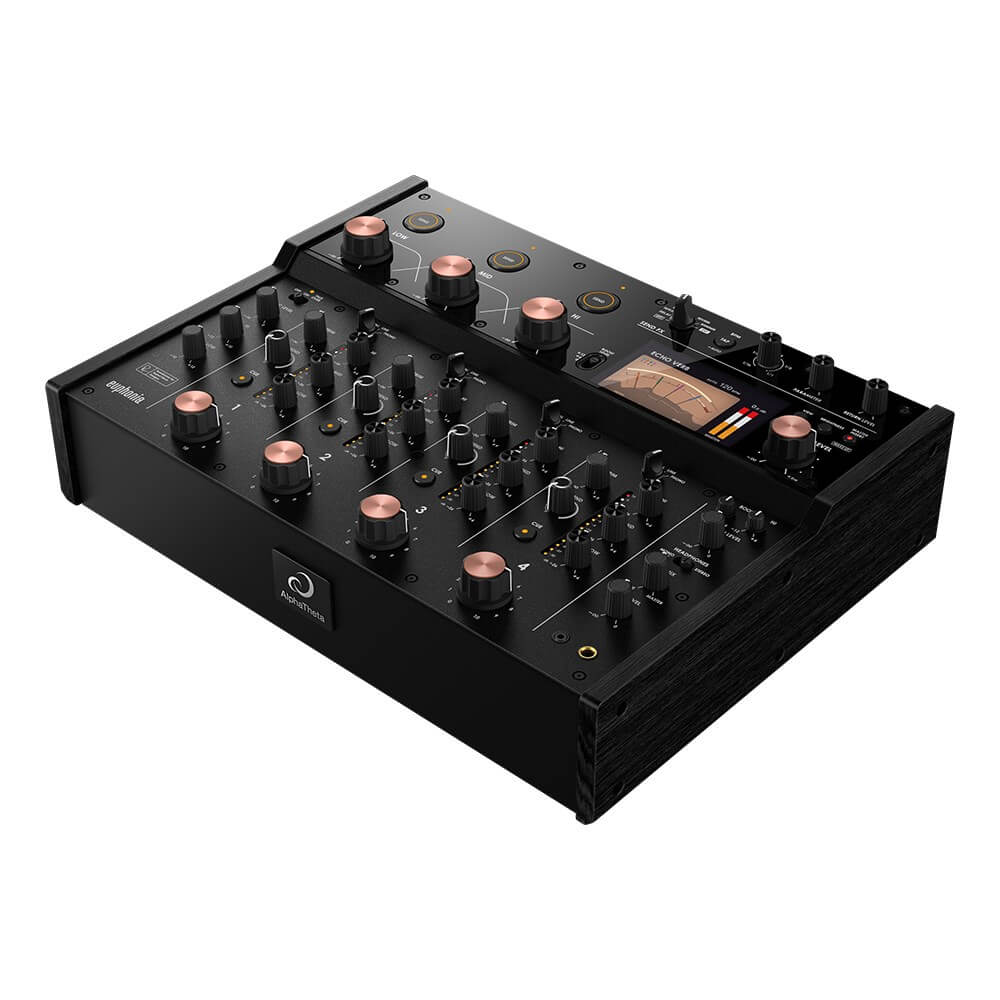 Alpha-Theta CDJ-3000X + EUPHONIA Professional Rotary Mixer Digital-Med