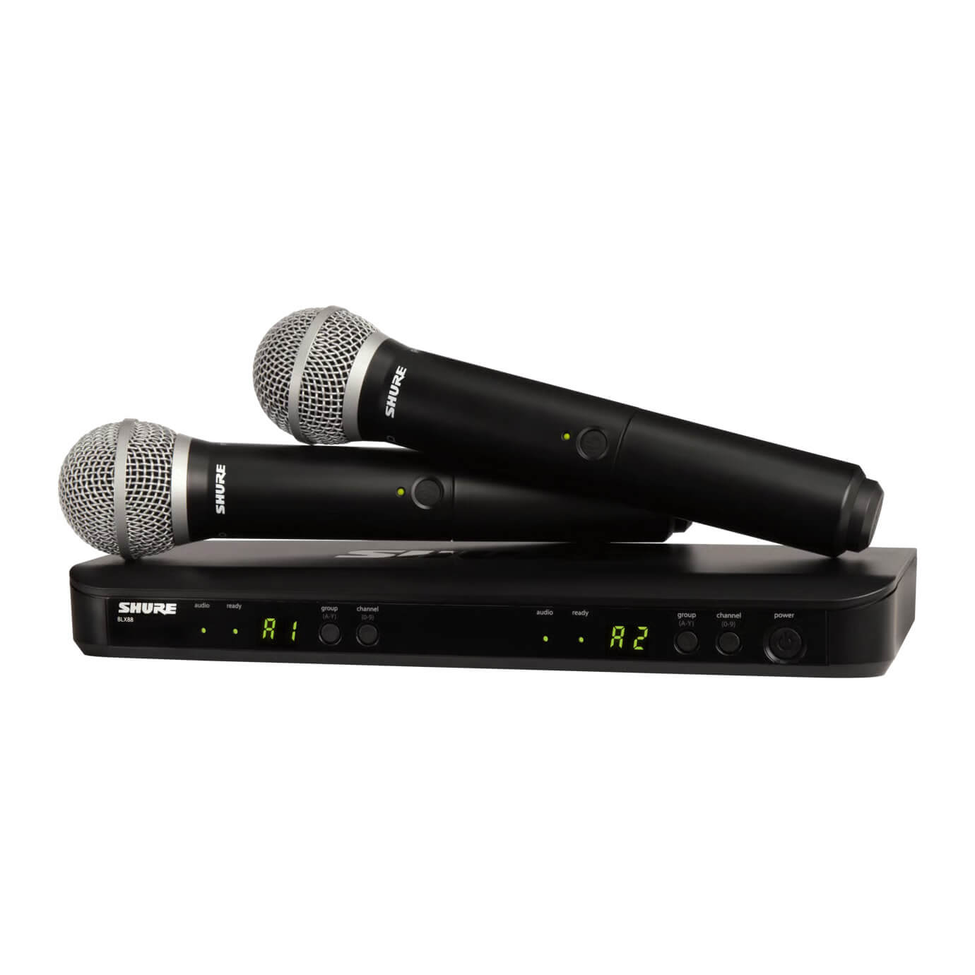 Shure BLX288-PG58 Dual Handheld Wireless Mic System | NZ AUTHORISED