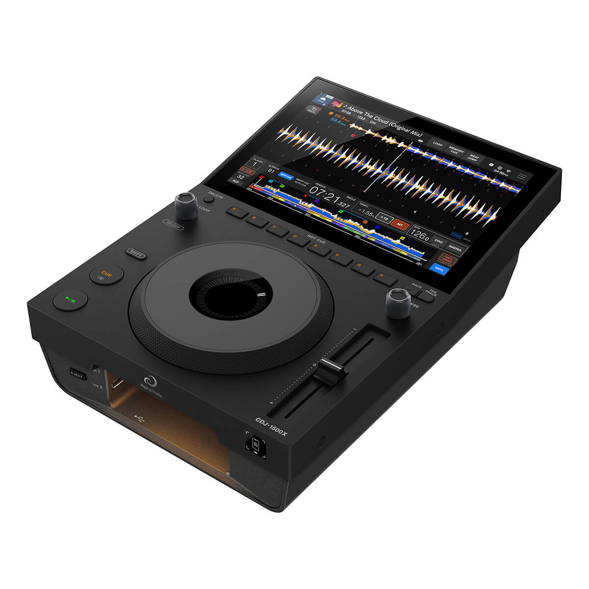 AlphaTheta CDJ-1500X DJ Media-Player with Streaming Support & 10.1-inch Touchscreen