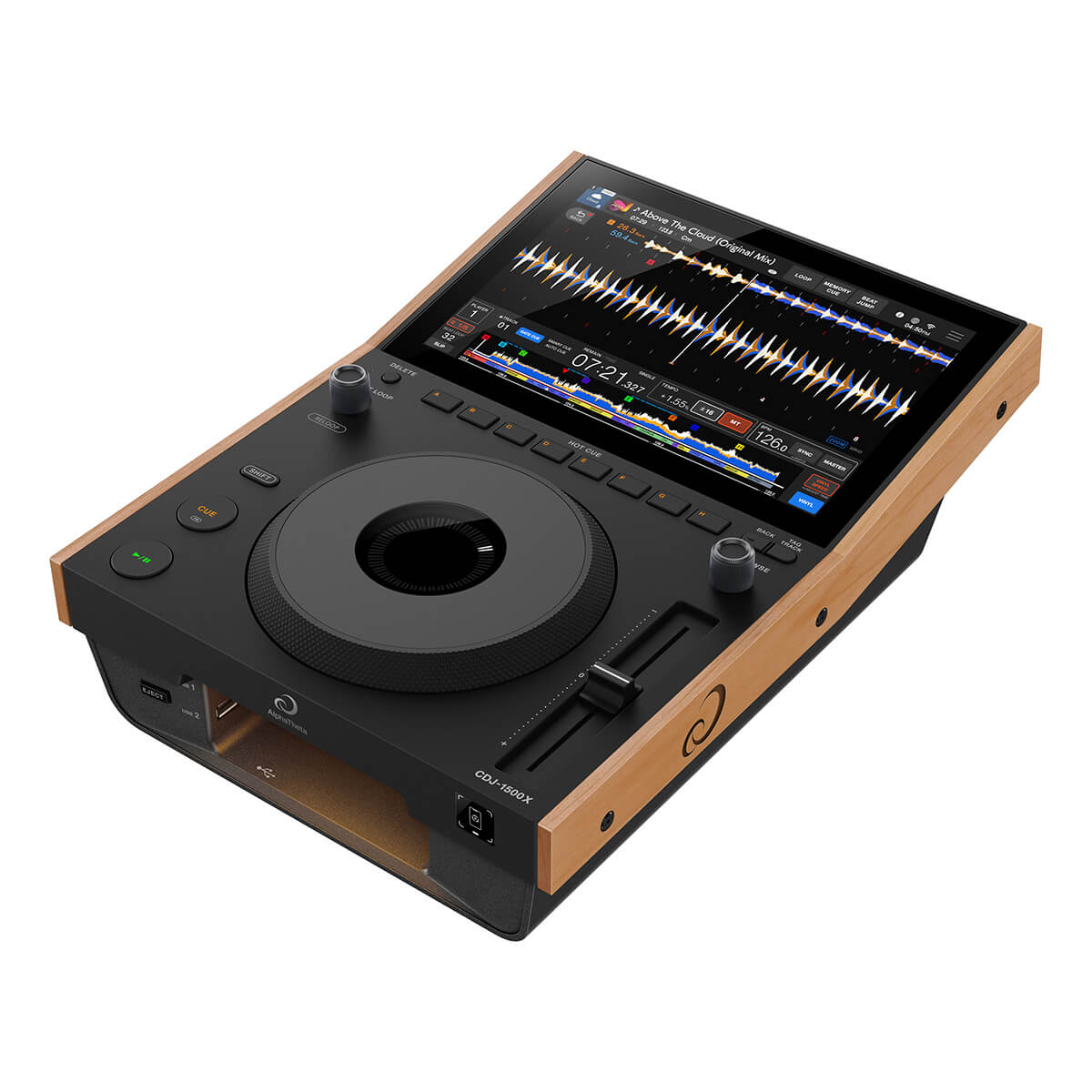 AlphaTheta CDJ-1500X DJ Media-Player with Streaming Support & 10.1-inch Touchscreen