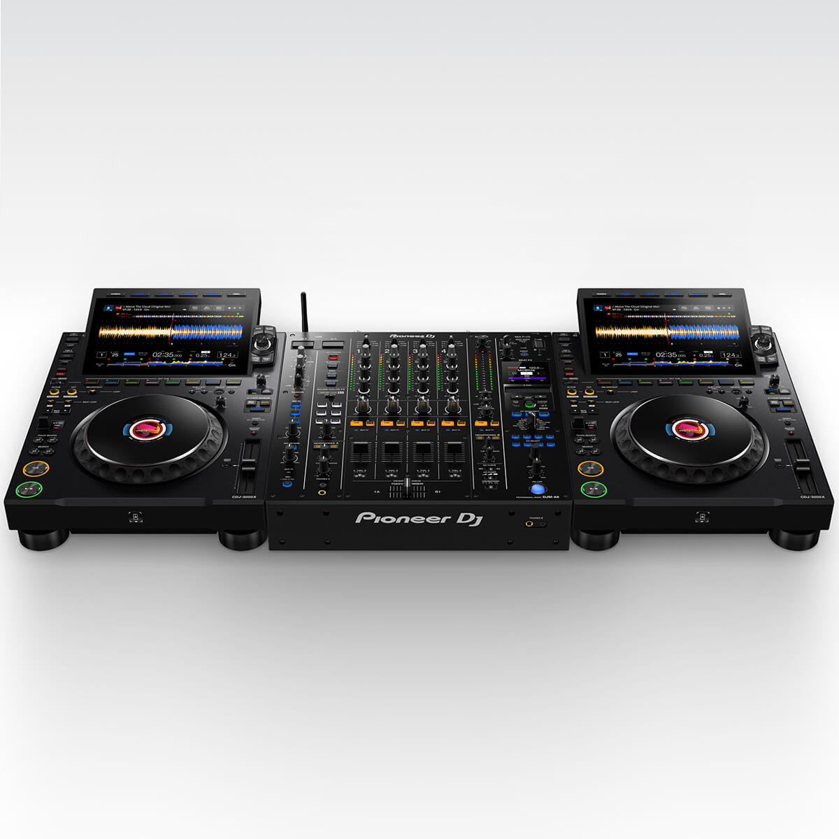 Alpha-Theta CDJ-3000X + Pioneer DJM-A9 Professional Digital-Media Pack