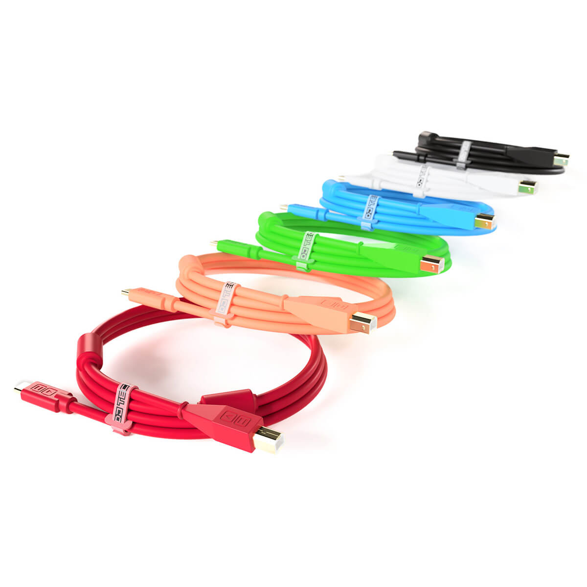 Chroma Cables Audio Optimized USB-C to B Straight Cable (Various Colours)