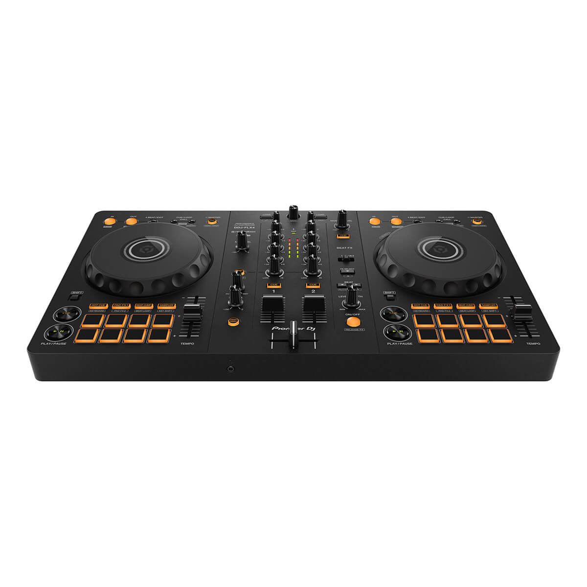 Pioneer DDJ-FLX4 2-Channel DJ Controller for Rekordbox and Serato DJ Lite (Optional UDG Shell Case)