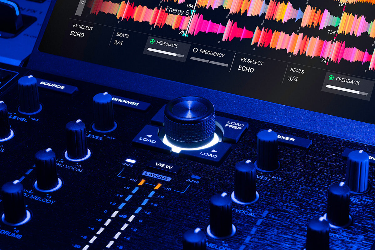 Denon PRIME 4 G2  Standalone 4-Deck DJ System w/ Built-in FX, 10" Touchscreen and Stems