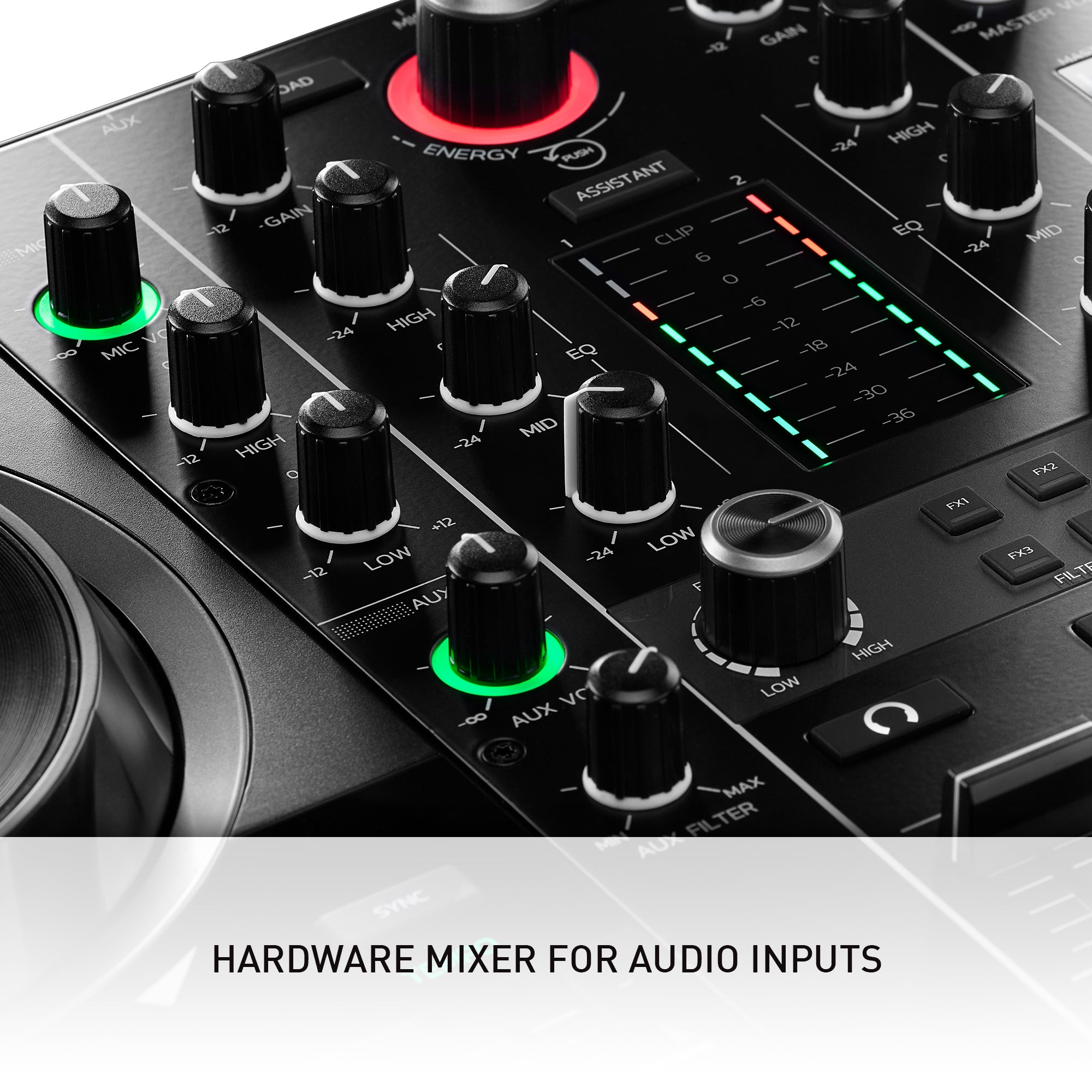 Hercules DJ Control INPULSE 500 2-Ch DJ Controller Serato DJ Lite