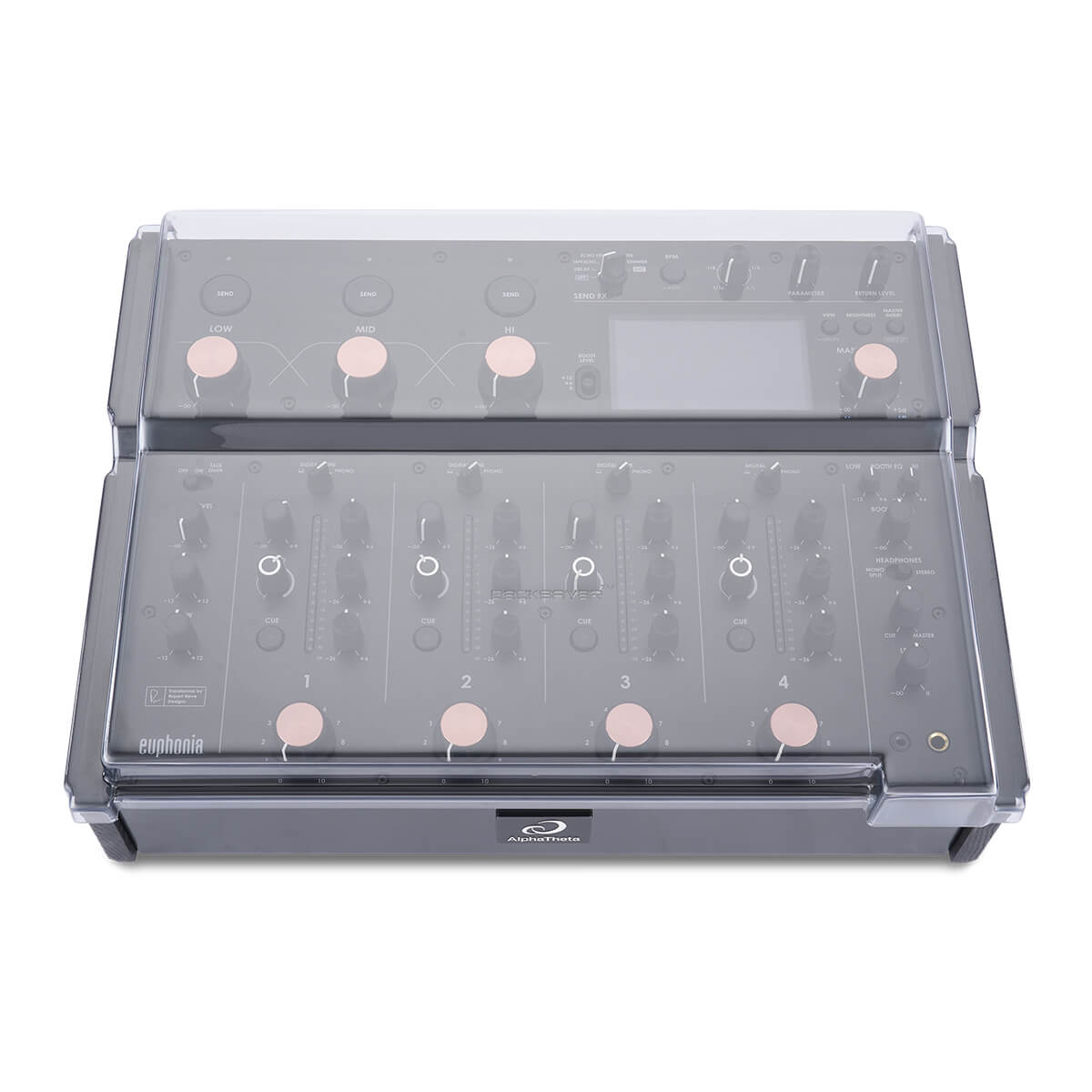 DECKSAVER Polycarbonate Dust Cover for AlphaTheta EUPHONIA cover (Soft-Fit)