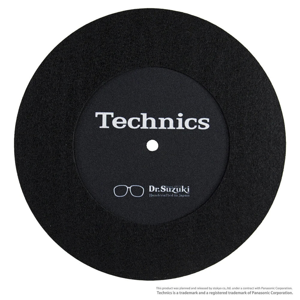DR. SUZUKI X TECHINCS 7" Slipmat Black (Single)