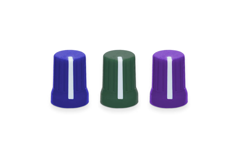 Chroma Caps Dark - High Quality Knobs and Faders (Various Colours)