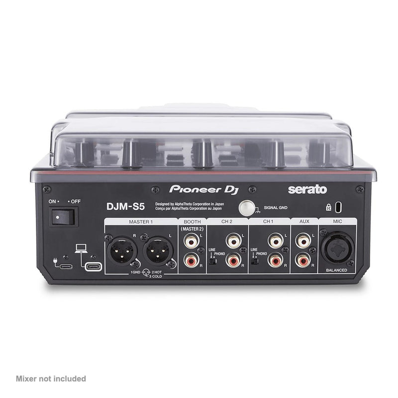DECKSAVER Polycarbonate Dust Cover for Pioneer DJM-S5 DJ Mixer