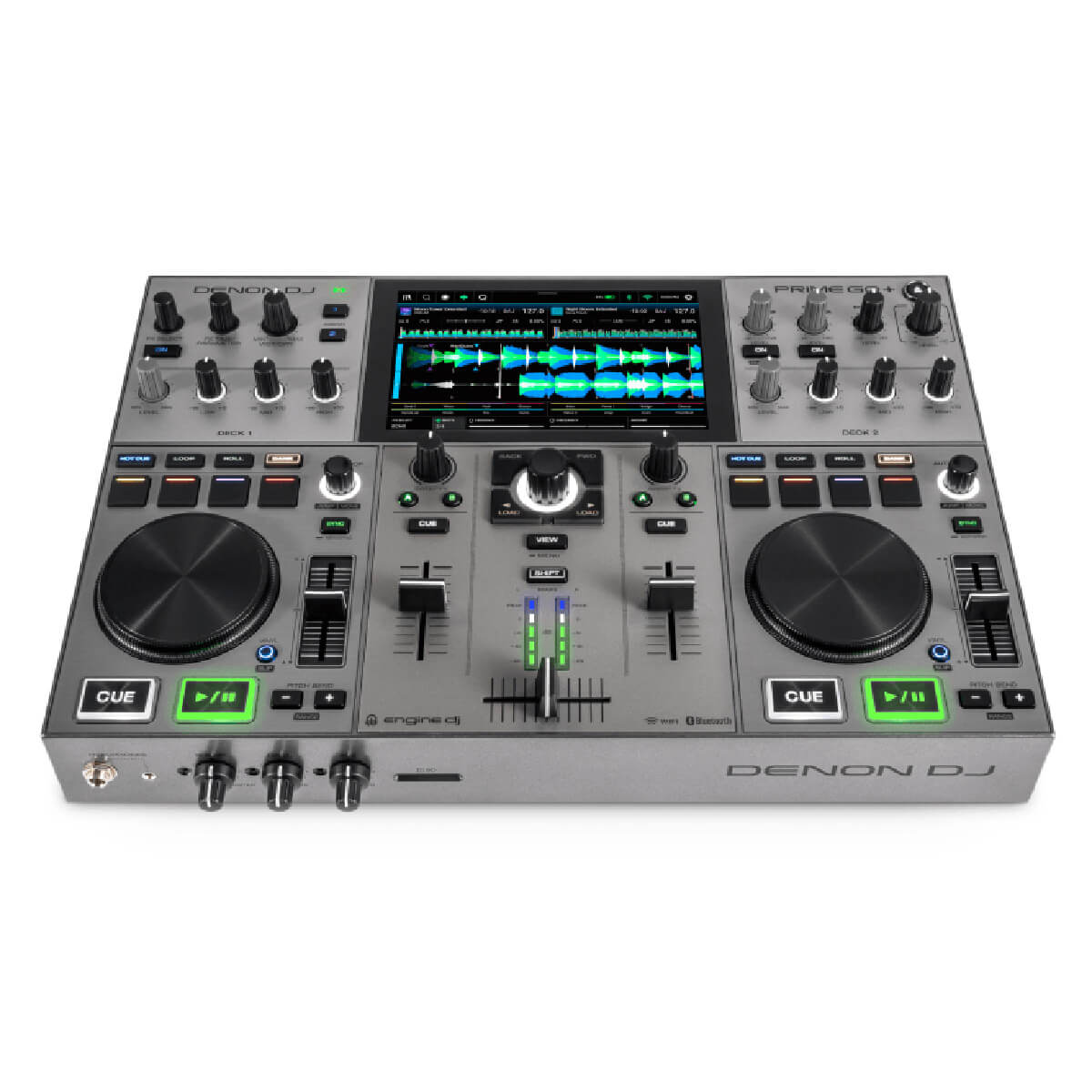 Denon PRIME GO + 2-Deck Rechargeable Smart DJ Console w/7
