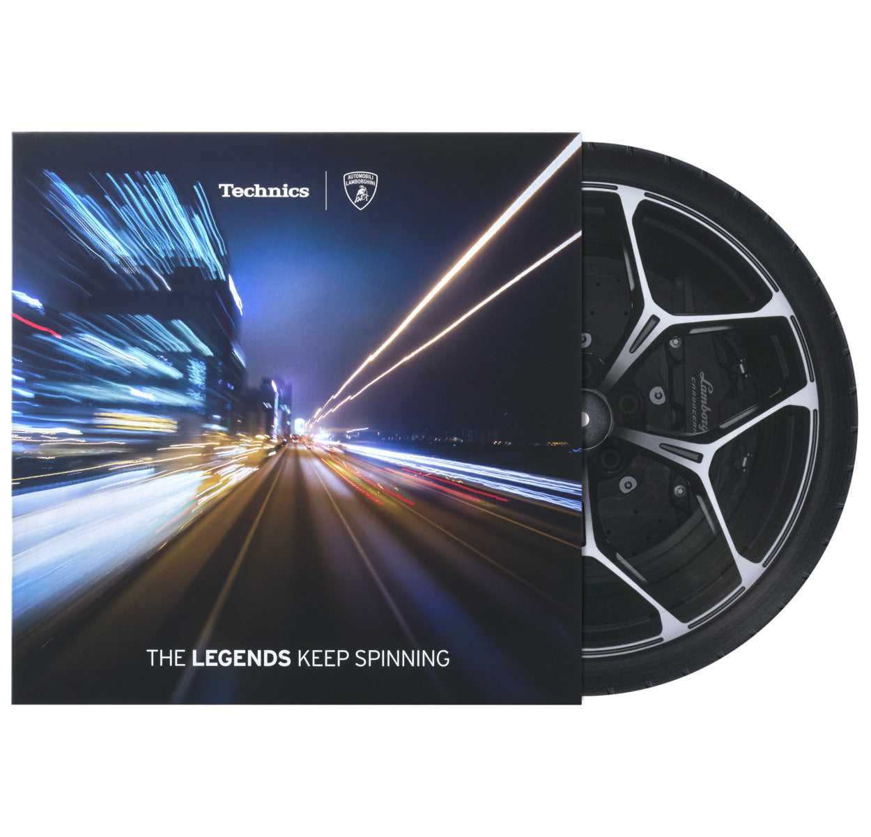 Technics SL-1200M7B - Automobili Lamborghini Edition - Direct-Drive Turntable - Green