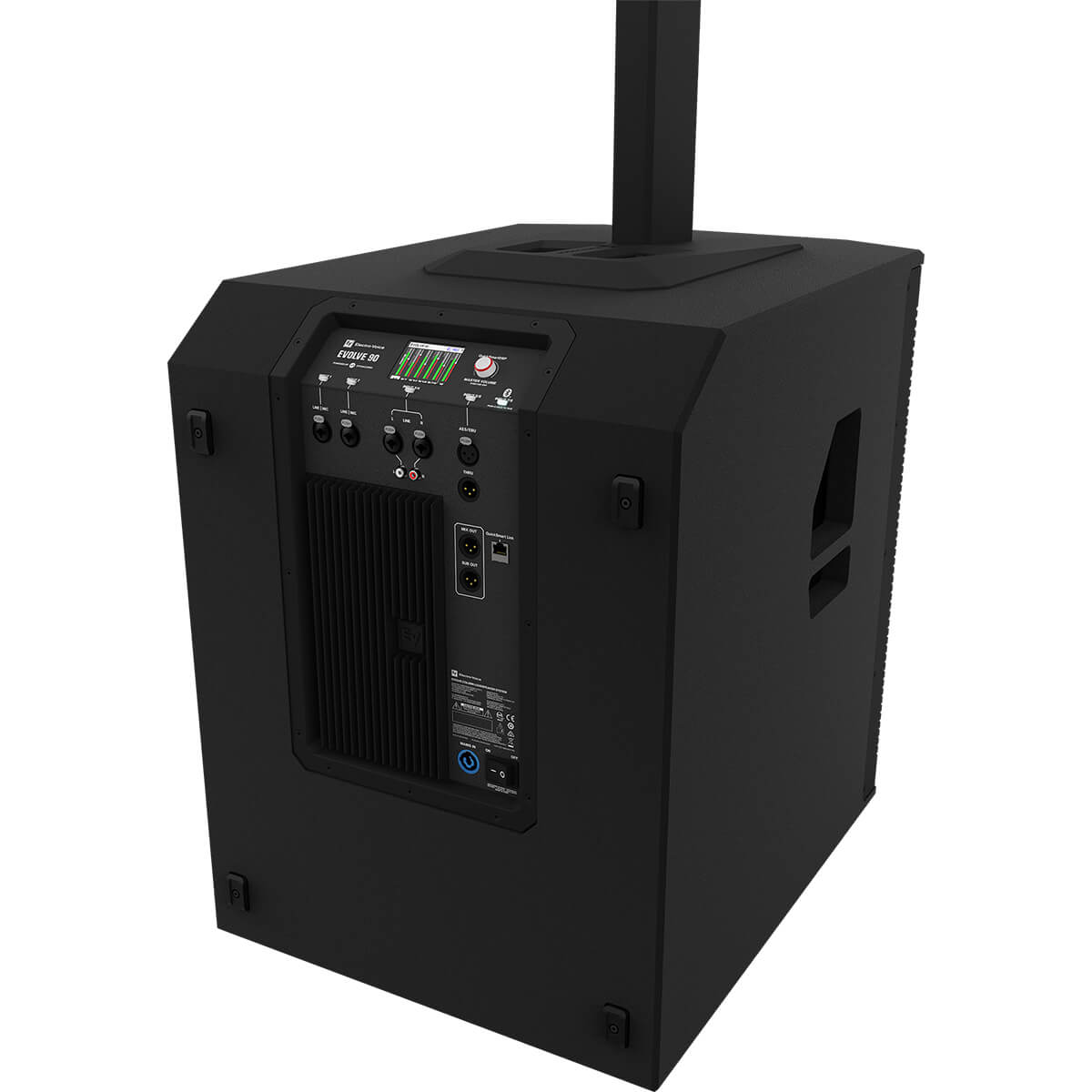Electro-Voice EVOLVE 90 Portable Powered Column Speaker System w/ 18" Sub (Black)