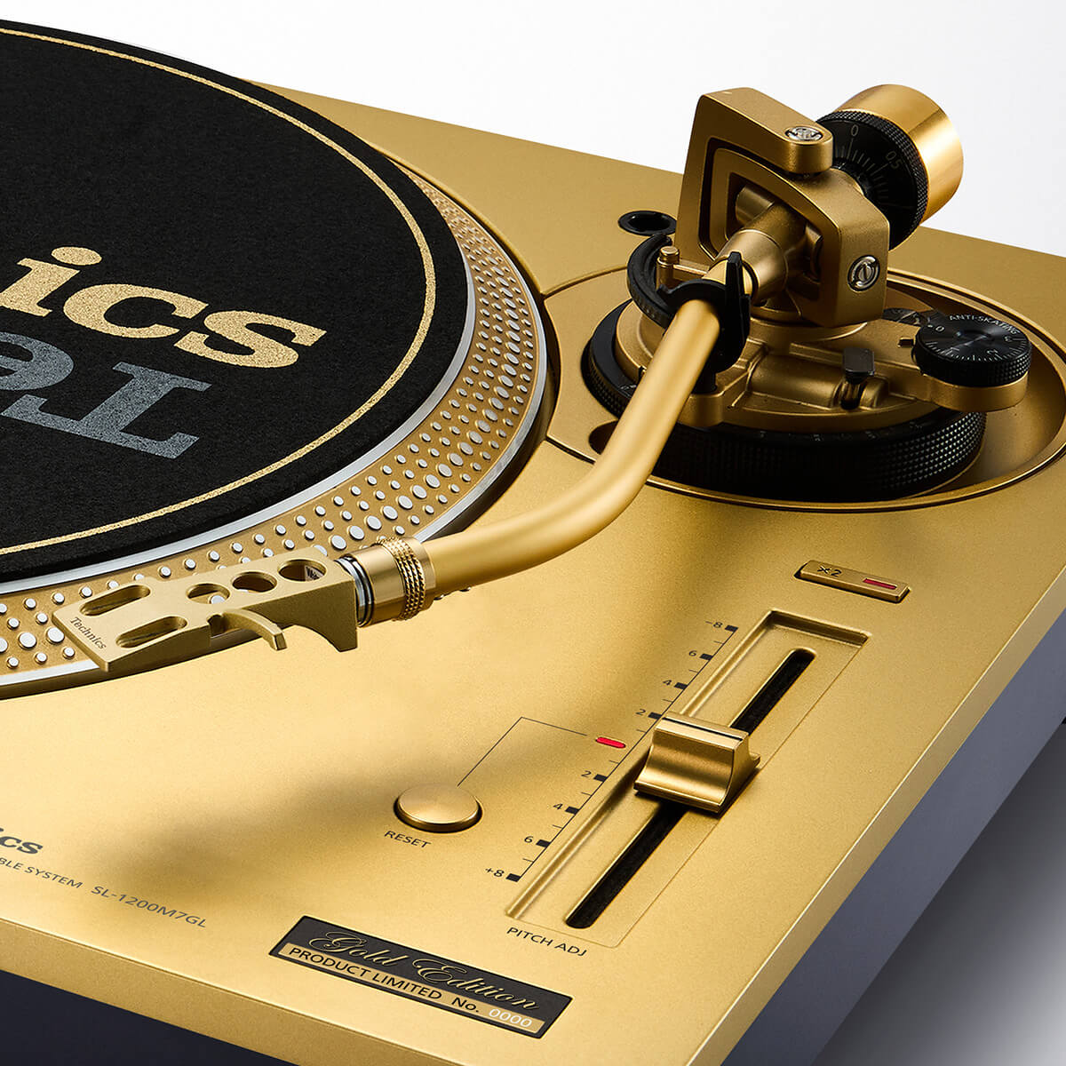 Technics SL-1200M7GL 55th Anniversary Model Direct-Drive DJ Turntable - Limited Edition Gold