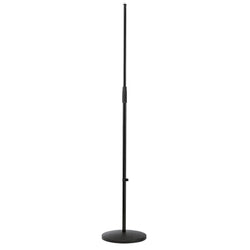 K&M 260/10 MICROPHONE STAND Black with Round Base | 5 Year Warranty