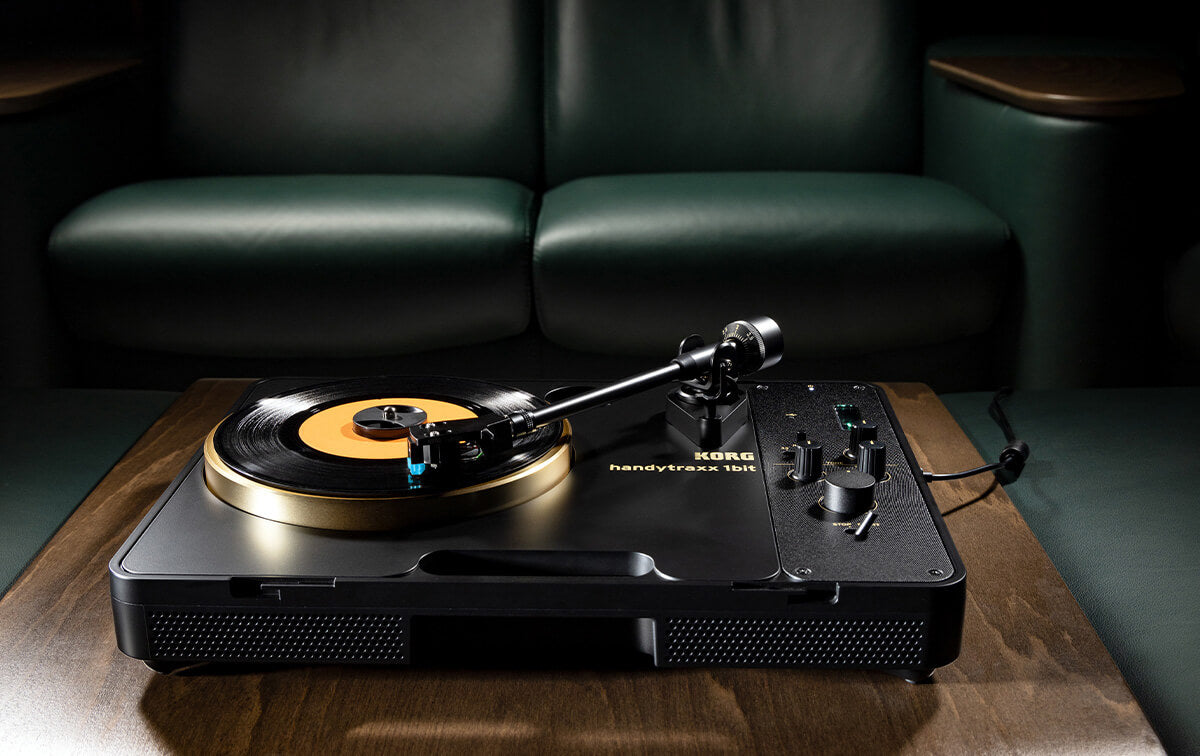 Korg Handytraxx 1BIT Portable Record Player with High-Quality Playback and 1-Bit Recording