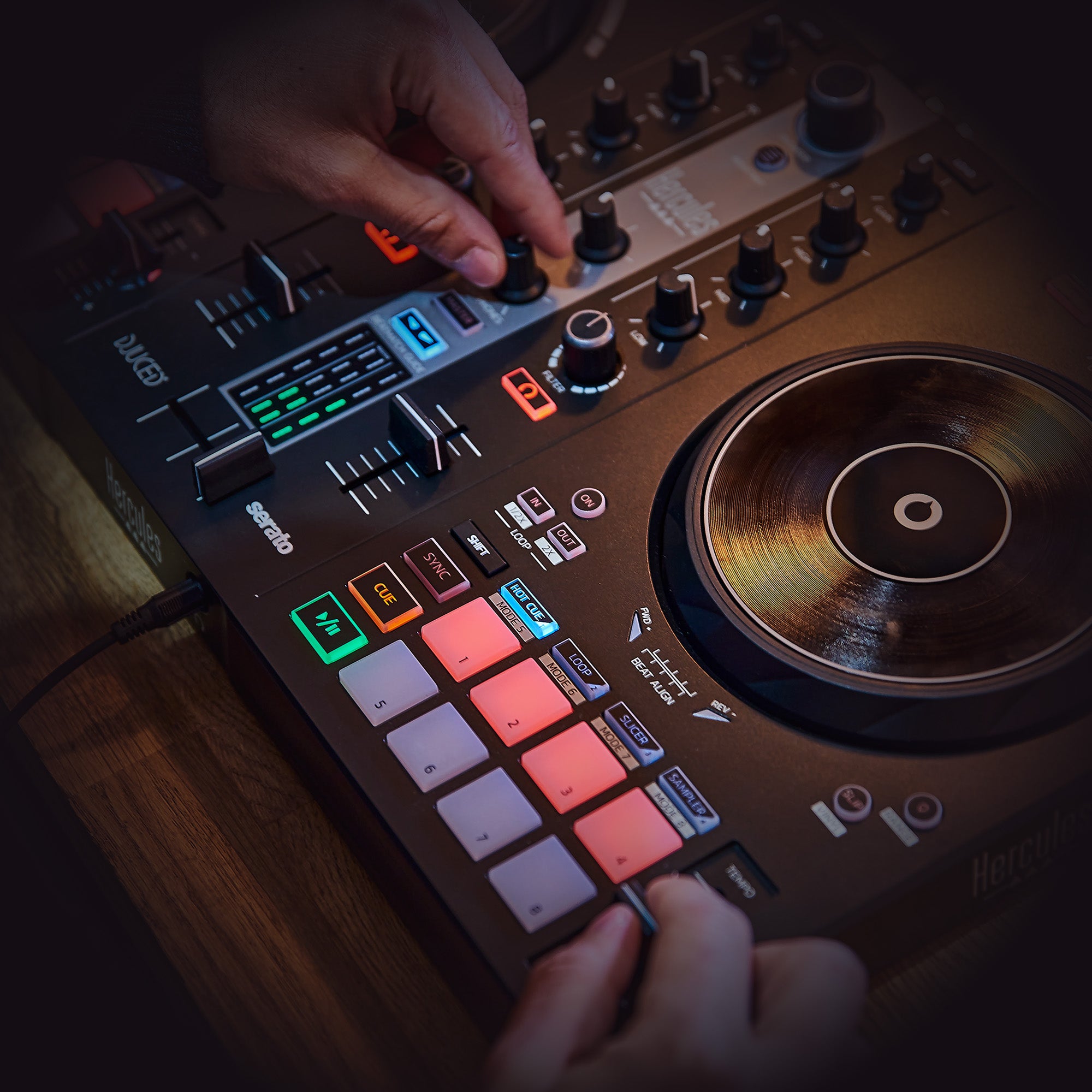 Hercules DJ Control INPULSE 300 MK2 | 2-Channel DJ Controller for Serato DJ Lite