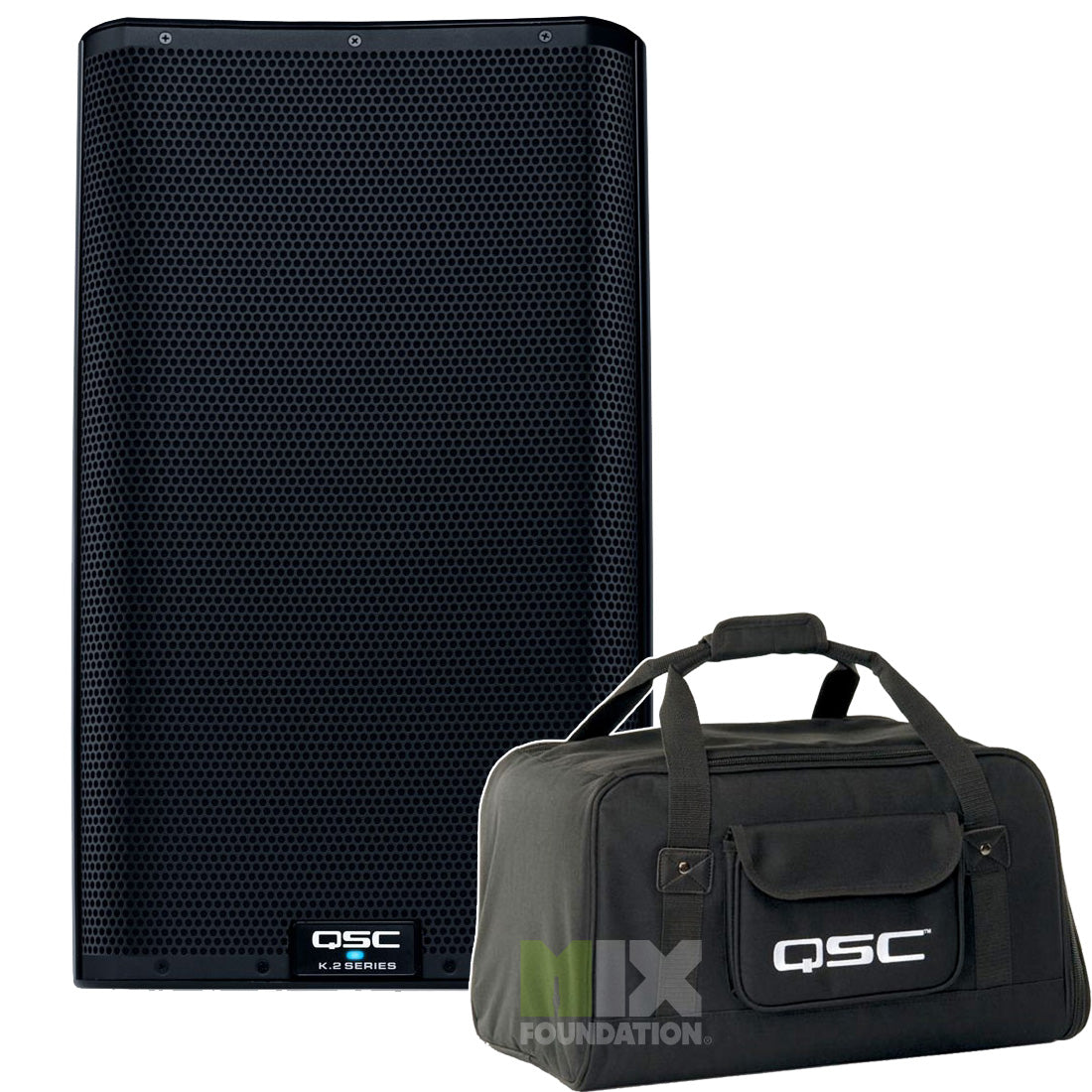 QSC K12.2 | 2KW Powered 12" Speaker with Advanced DSP | 6 Year Warranty w/FREE Tote Bag