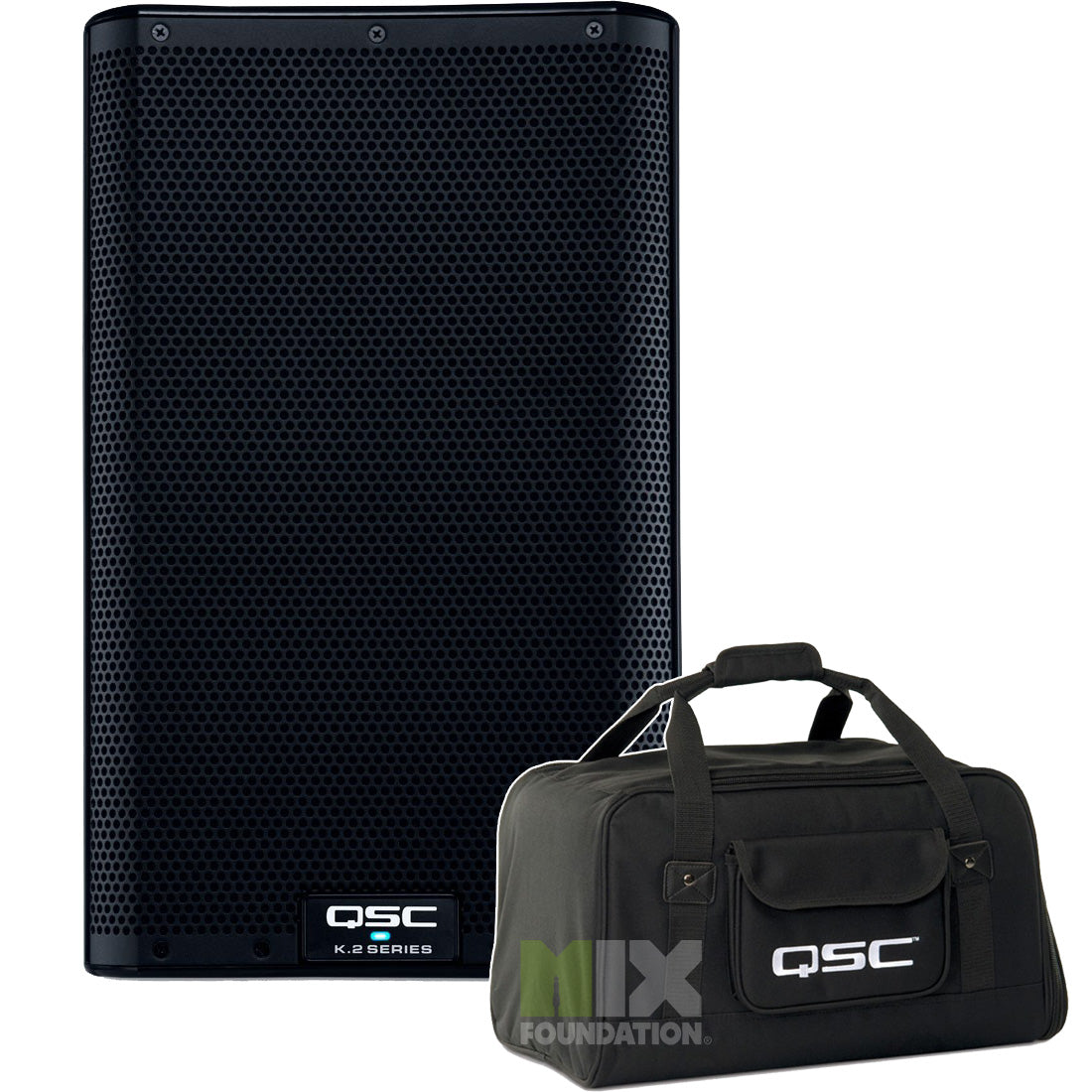 QSC K8.2 | 2KW Powered 8" Speaker with Advanced DSP | 6 Year Warranty w/ FREE Tote Bag