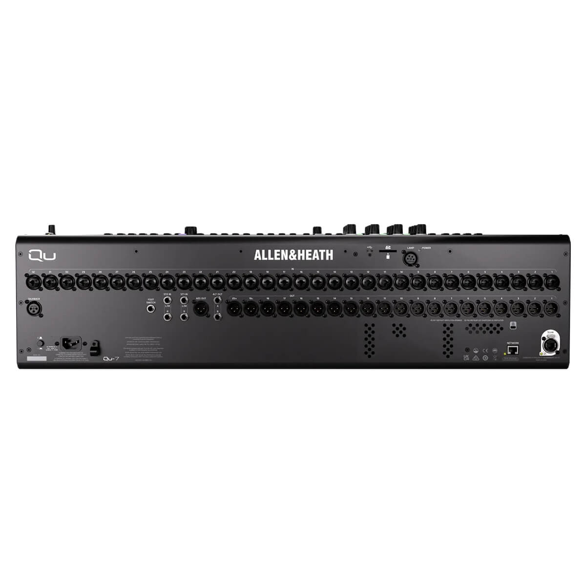 Allen & Heath QU-7D Compact 38-in/24-out 96kHz Digital Mixer with Dante
