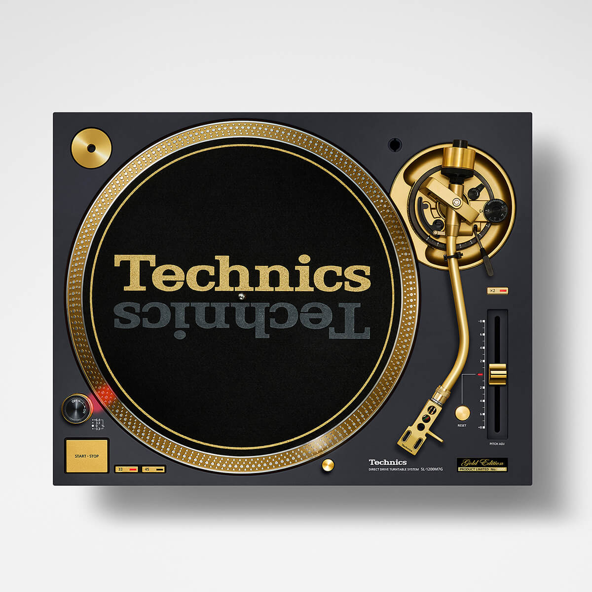 Technics SL-1200M7G 55th Anniversary Model Direct-Drive DJ Turntable - Limited Edition Black