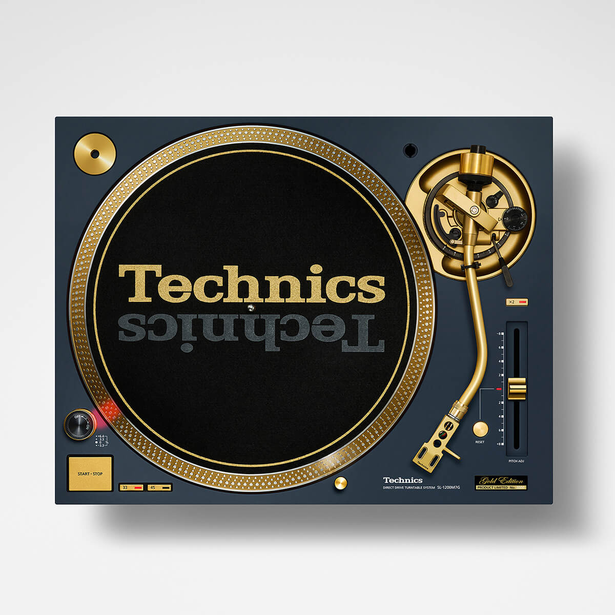 Technics SL-1200M7G 55th Anniversary Model Direct-Drive DJ Turntable - Limited Edition Blue