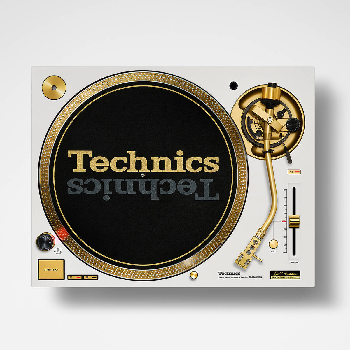 Technics SL-1200M7G 55th Anniversary Model Direct-Drive DJ Turntable - Limited Edition White