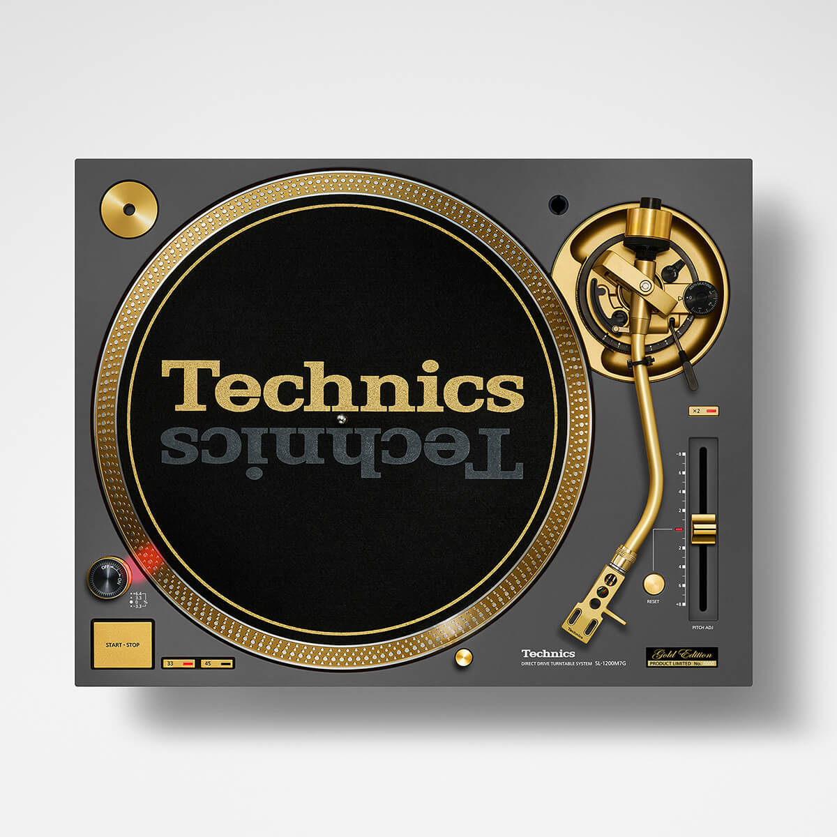 Technics SL-1200M7G 55th Anniversary Model Direct-Drive DJ Turntable - Limited Edition Grey