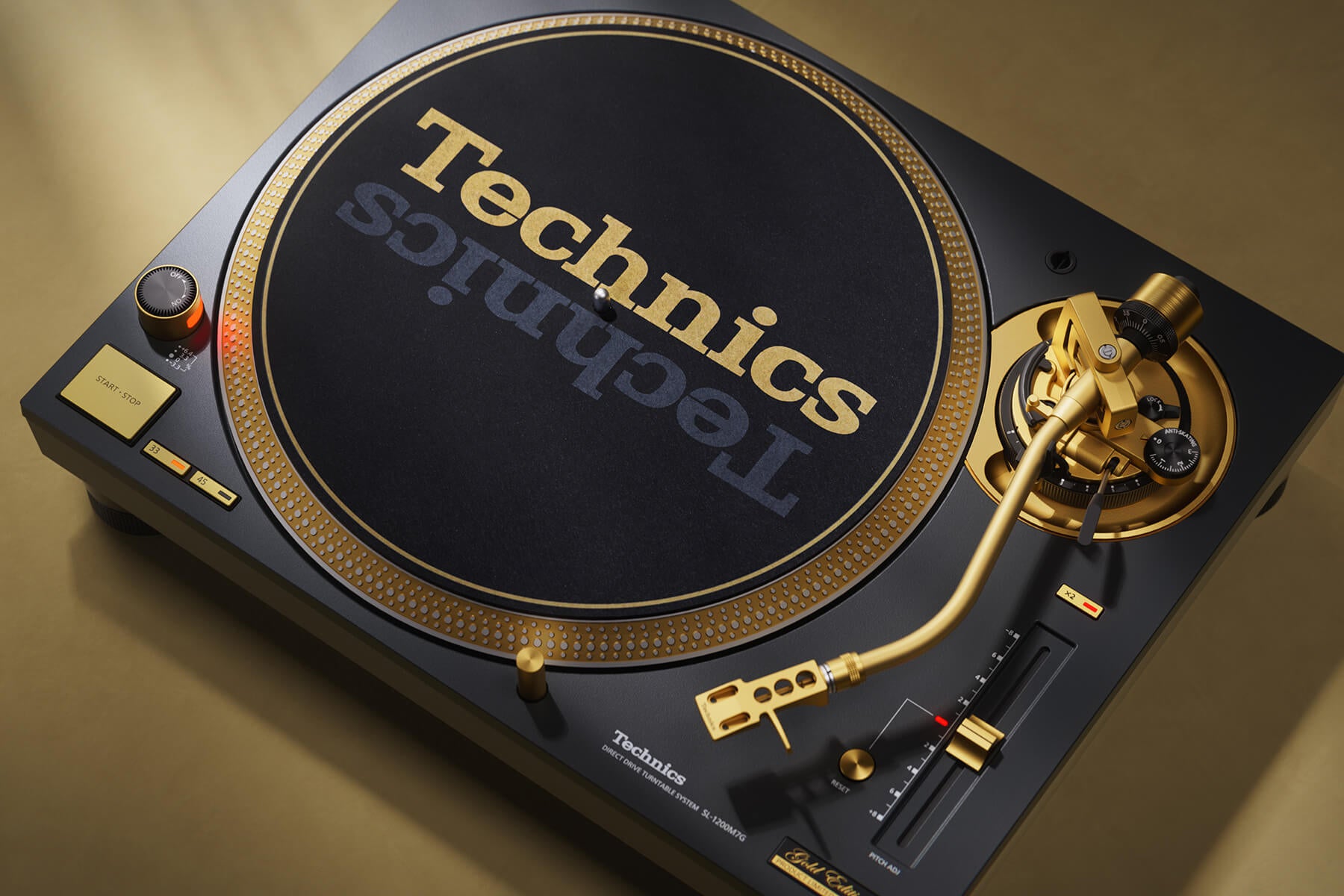 Technics SL-1200M7G 55th Anniversary Model Direct-Drive DJ Turntable - Limited Edition Black