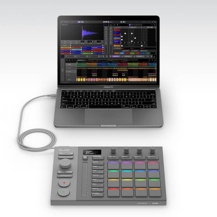 AlphaTheta SLAB Dedicated Hardware MIDI Pad Controller f Serato Studio