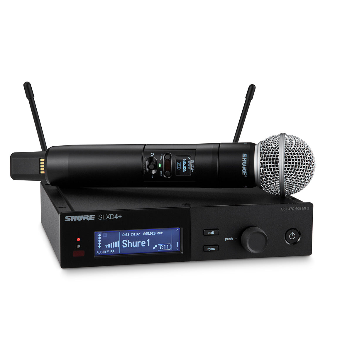 Shure SLXD24+/SM58 Digital Wireless Handheld System w/ SM58 Cardioid Dynamic Mic | NZ AUTHORISED