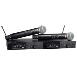 Shure SLXD24D-BETA58 Dual Digital Handheld Wireless Beta58 Mic System | NZ AUTHORISED