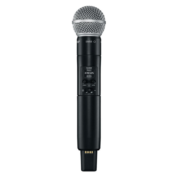 Shure SLXD24D-SM58 Dual Digital Handheld Wireless SM58 Mic System | NZ AUTHORISED