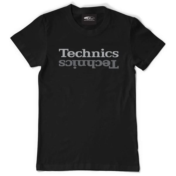 Technics LIMITED EDITION Men's Tee-shirt (Black/Grey Print)