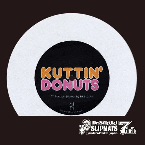 DR. SUZUKI KUTTIN DONUTS 7" Slipmat White (Single)