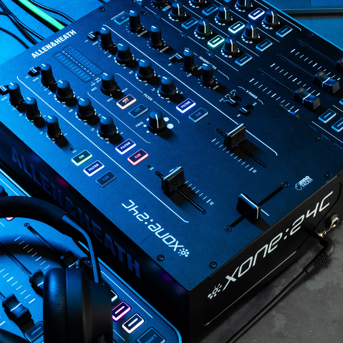 Allen & Heath Xone:24C 2+1 Channel Analogue DJ Mixer with Interface
