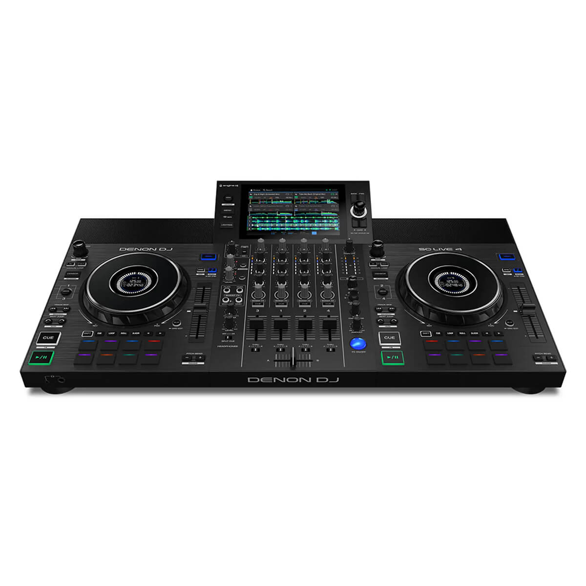 Denon SC LIVE 4 4-Deck Standalone DJ Controller w/ 7" Touchscreen, Speakers & Wi-Fi