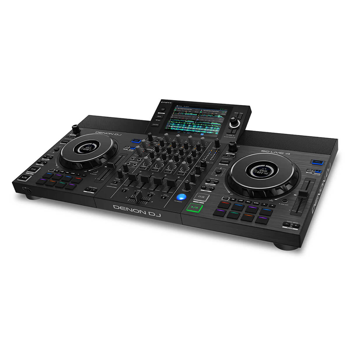 Denon SC LIVE 4 4-Deck Standalone DJ Controller w/ 7" Touchscreen, Speakers & Wi-Fi