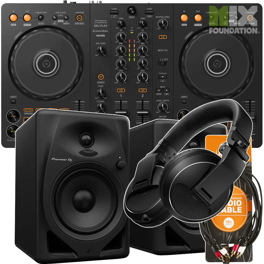 Pioneer DDJ-FLX4 DJ Controller for Rekordbox & Serato
