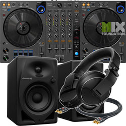 Pioneer DDJ-FLX6-GT 4-Channel DJ Controller for Rekordbox and Serato DJ Pro | Beginner Pack 1