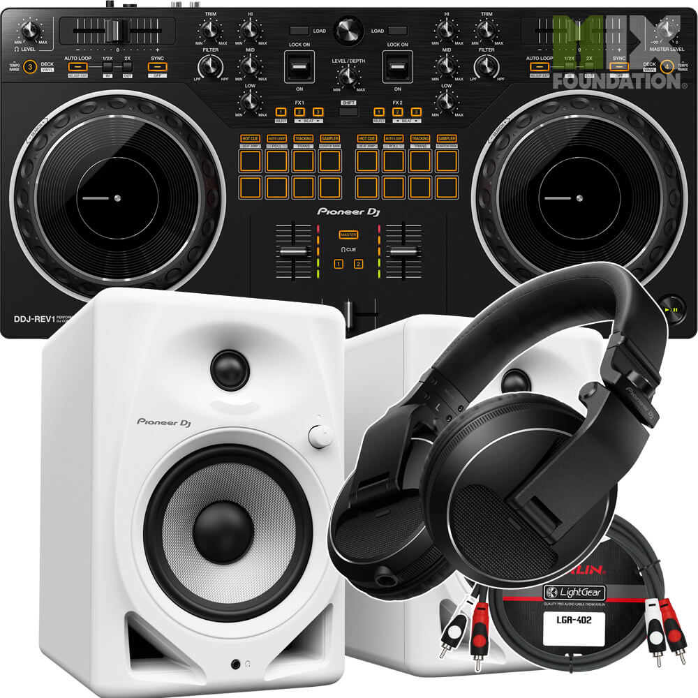 Pioneer DDJ-REV1 Scratch-Style Controller for Serato DJ Lite | Beginner Pack 2