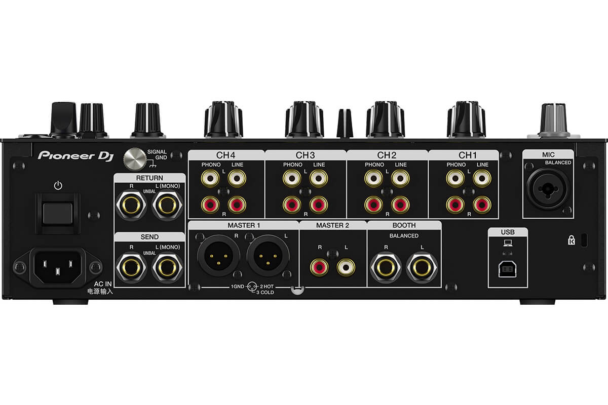Pioneer DJM-750MK2 Professional 4-Channel DJ Mixer with