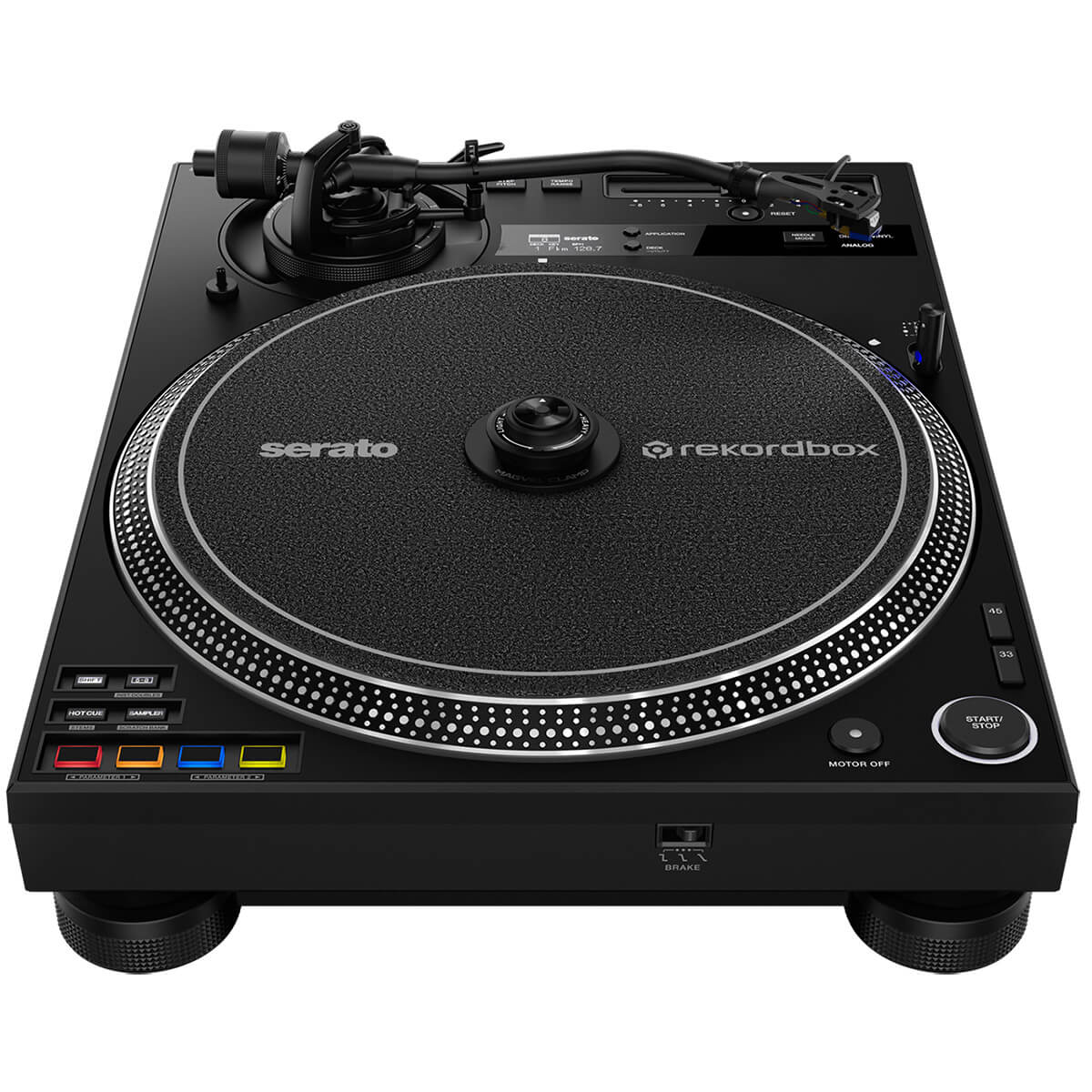 Pioneer PLX-CRSS12 Professional Direct-Drive DJ Turntable with DVS Control (Black) PAIR w/ FREE VM-70 Monitors