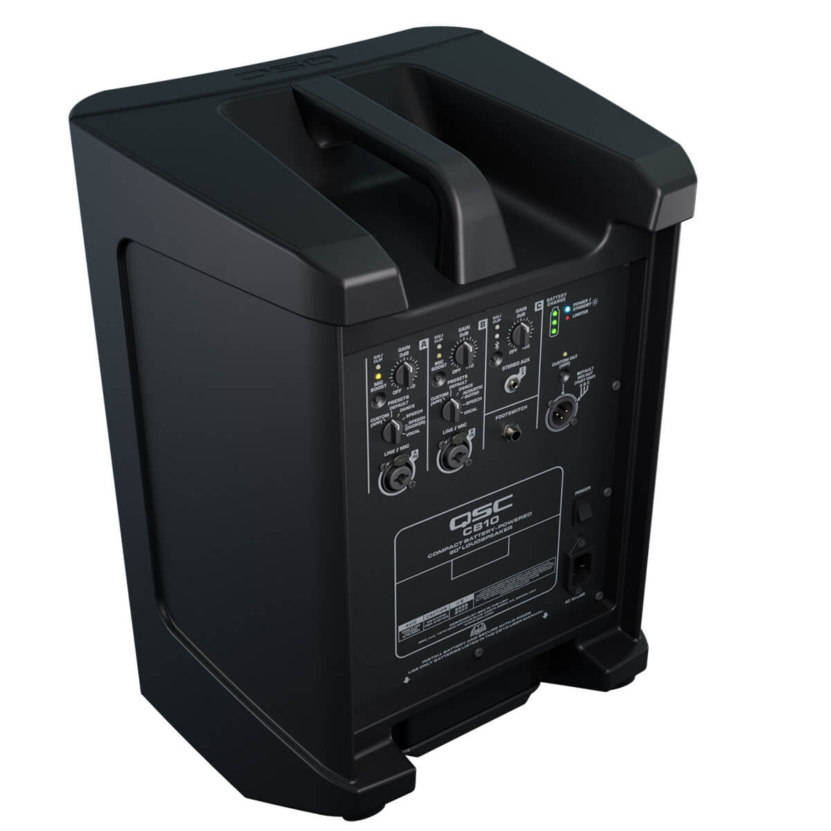 QSC CB10 Compact 10" Battery-Powered Loudspeaker System w/ Bluetooth MARCH PRE-ORDER