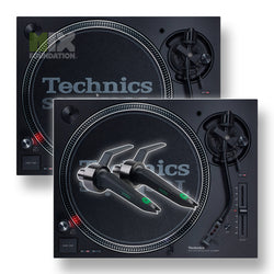 Technics SL-1210MK7 Direct Drive DJ Turntable (PAIR) w/ FREE Ortofon Concorde Cartridges Package