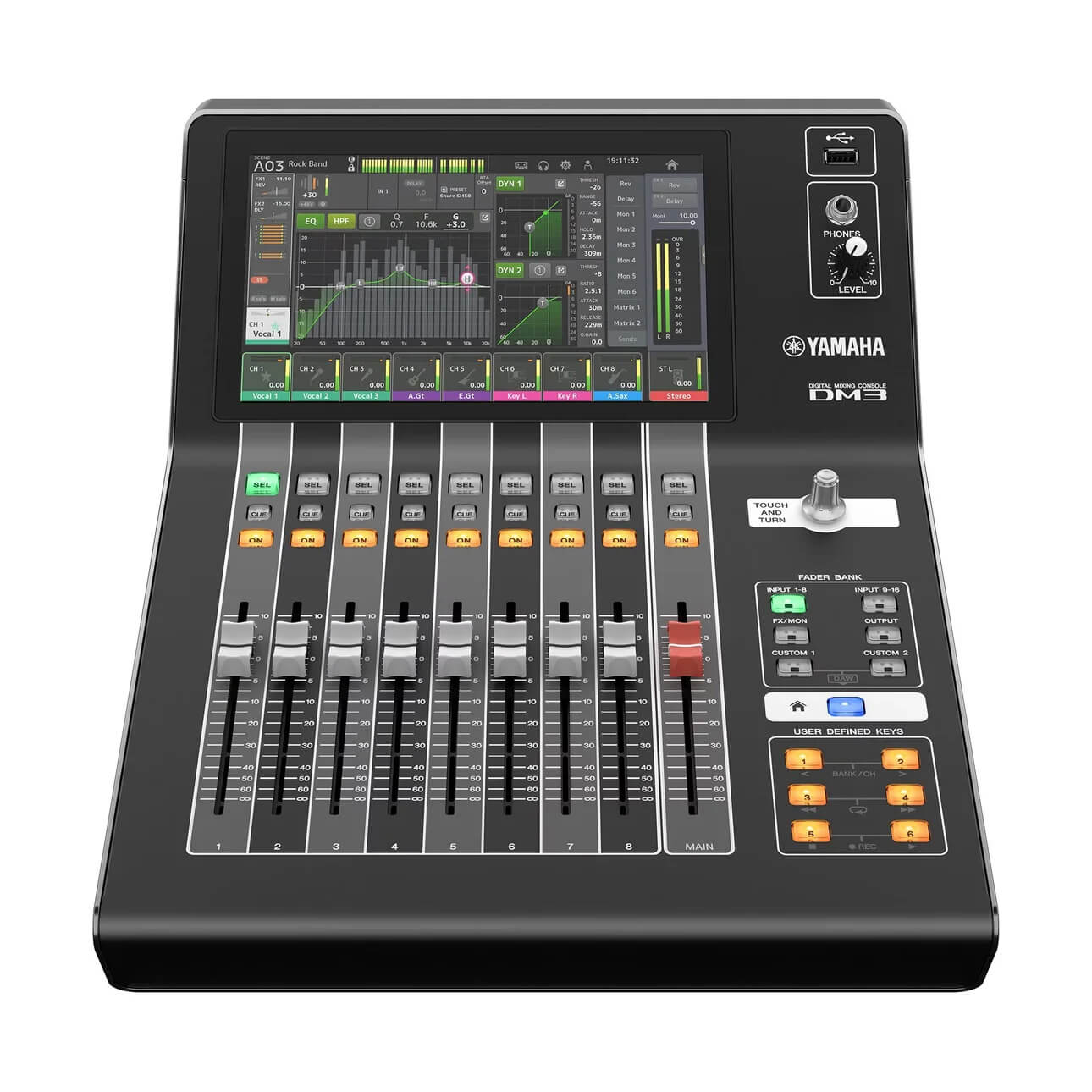 Yamaha DM3-D Compact 22-channel Digital Mixer with Dante