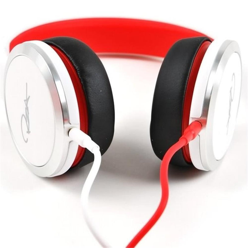 RZA STREET Headphones w/ 3-Touch Handsfree Unit - Rare White/Red Model